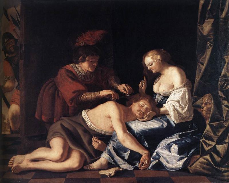 COUWENBERGH, Christiaen van The Capture of Samson dg Sweden oil painting art